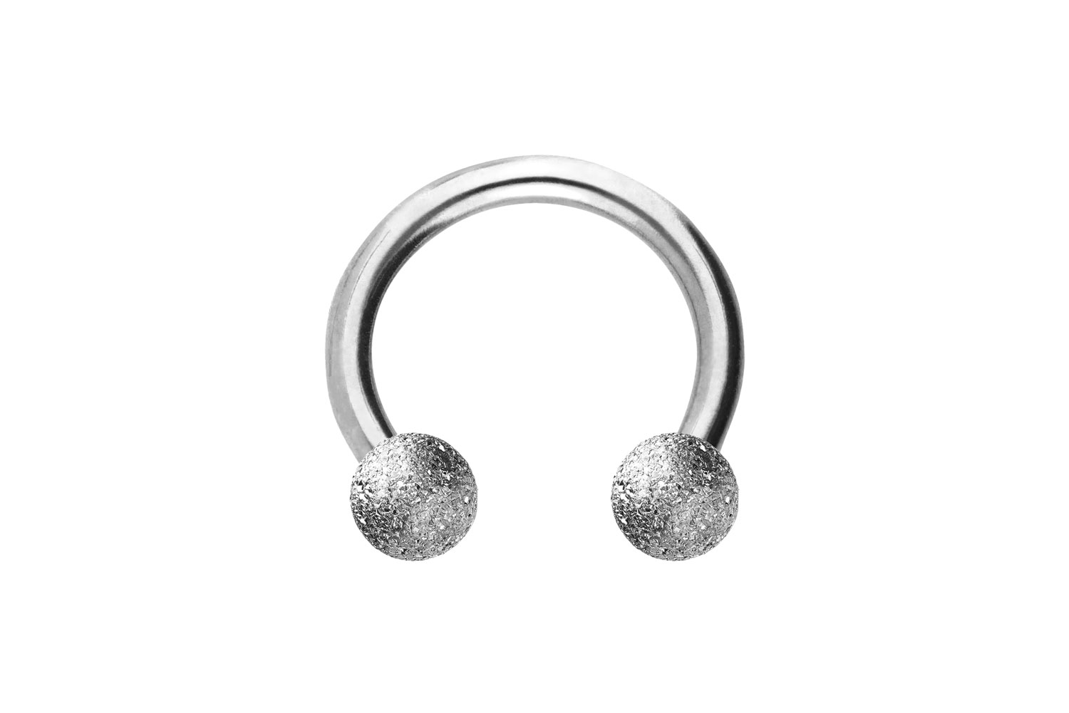 Chirurgenstahl Hufeisenring Piercing DIAMANTOPTIK